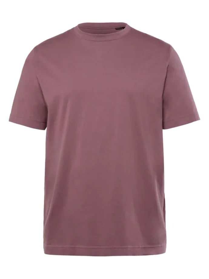 Kurzarm T-Shirt in mauve