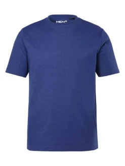 Kurzarm T-Shirt in nachtblau