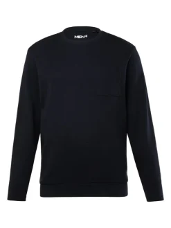 Kurzarm T-Shirt in navy blau