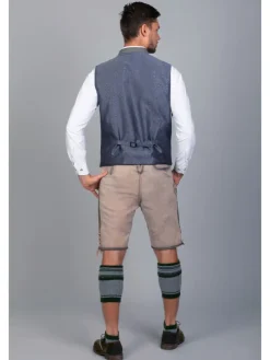 Kurze Wildbock Lederhose Felix in natur