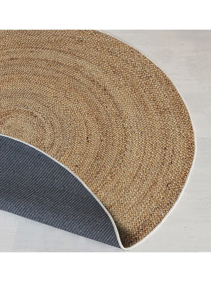 Kurzflor-Teppich in Beige