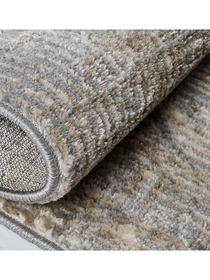 Kurzflor-Teppich "Notta" in Grau