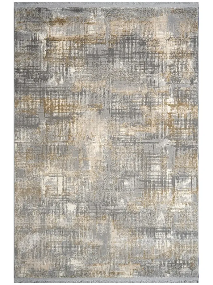 Kurzflor-Teppich "Notta" in Grau