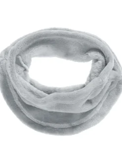 Kuschel-Fleece-Schlauchschal in Grau