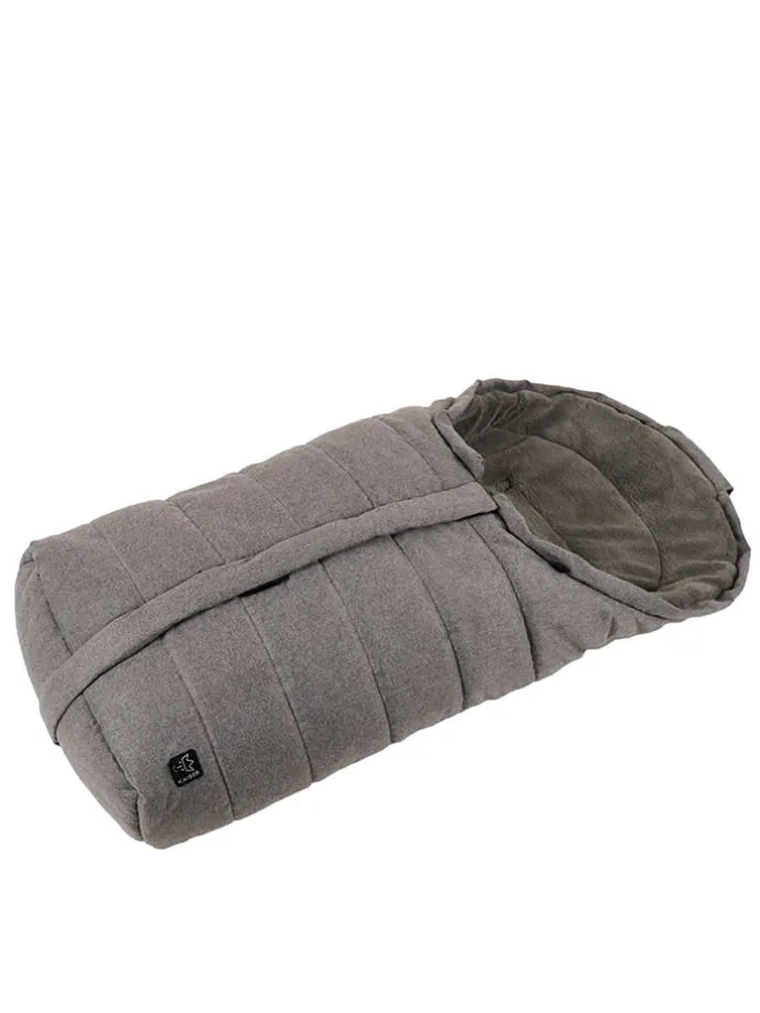 Kuschelsack "Elly" in Grau - (L)80 x (B)40 cm
