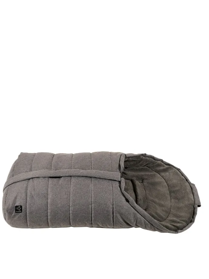 Kuschelsack "Elly" in Grau - (L)80 x (B)40 cm