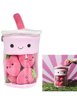 Kuscheltier ''Kawaii Bubble Tea'' in Rosa - ab 3 Jahren