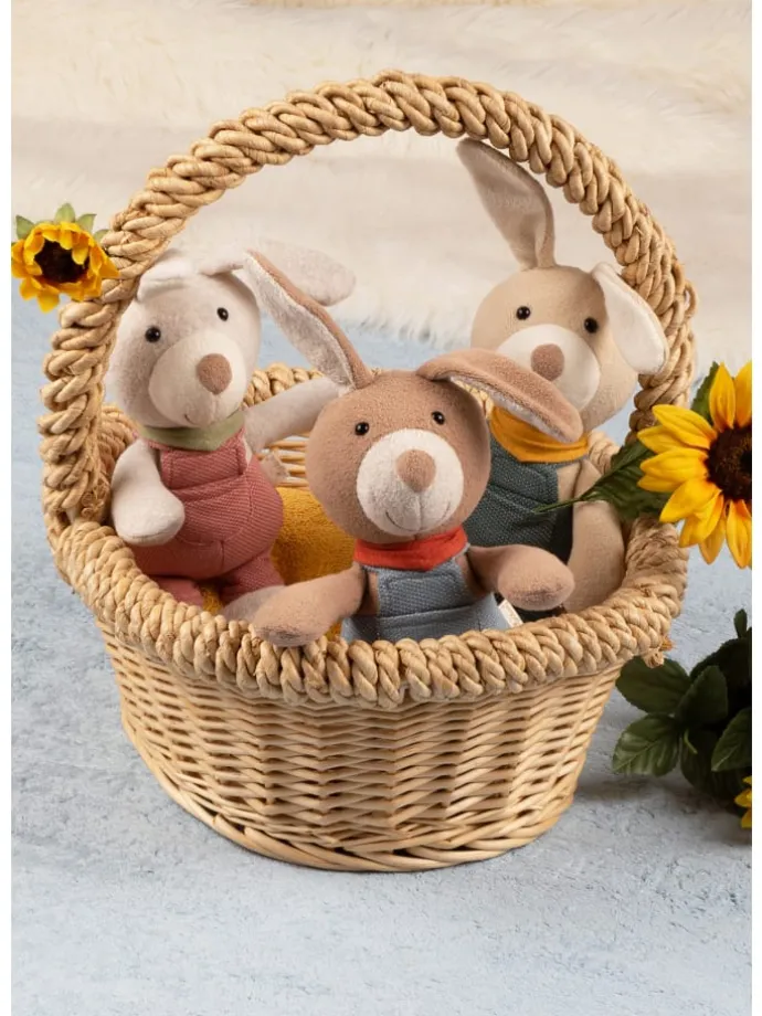 Kuscheltier Latzhosen Hase, grün Sweety Plüschtier in grün