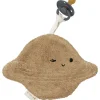 Kuscheltuch mit Schnuller "Planet" in Beige - ab Geburt