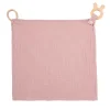 Kuscheltuch Musselin Hase Rosa