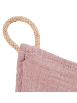 Kuscheltuch Musselin Hase Rosa