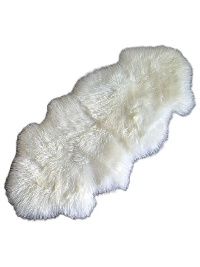 Lammfell in Creme