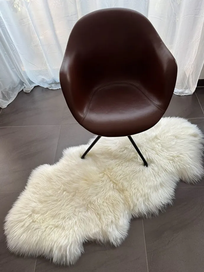 Lammfell in Creme