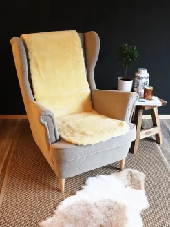 Lammfell in Creme