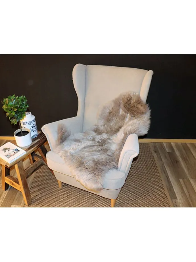 Lammfell in Taupe