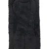 Lammfellauflage "Dolly" in Schwarz - (L)77 x (B)35 cm