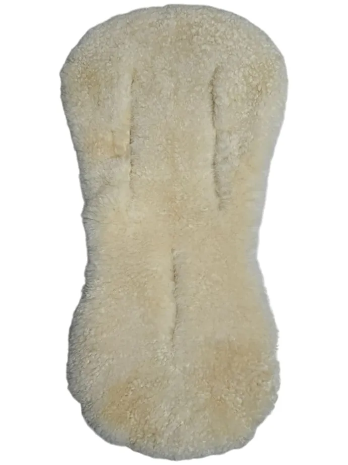 Lammfellauflage "Milky sand" in Natur - (L)77 x (B)35 cm