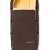 Lammfell-Fußsack "Alaska" in Braun - (L)95 x (B)34 cm
