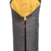 Lammfell-Fußsack "Iglu" in Anthrazit - (L)93 x (B)45 cm