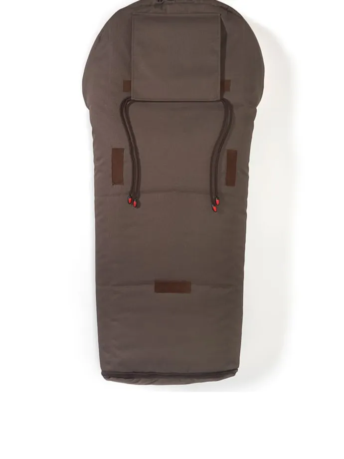 Lammfell-Fußsack "Iglu" in Braun - (L)95 x (B)34 cm