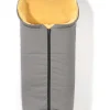 Lammfell-Fußsack "Iglu" in Grau - (L)95 x (B)34 cm