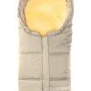 Lammfell-Fußsack "Leni" in Beige - (L)80 x (B)35 cm