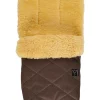 Lammfell-Fußsack "Natura" in Braun - (L)85 x (B)45 cm