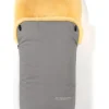 Lammfell-Fußsack "Putzi" in Grau - (L)90 x (B)34 cm