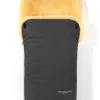 Lammfell-Fußsack "Putzi" in Grau - (L)90 x (B)34 cm