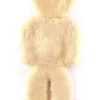 Lammfell-Kindersitz-Auflage "Männchen" in Natur - (L)80 cm - (B)40 cm