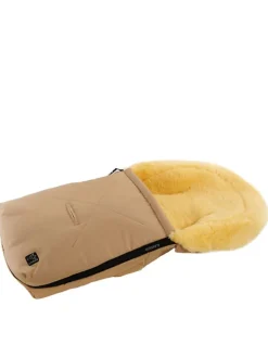 Lammfell-Kuschelsack "Emma" in Sand - (B)40 x (L)80 cm