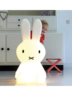 Lampe Miffy weiss 25x25x50 cm