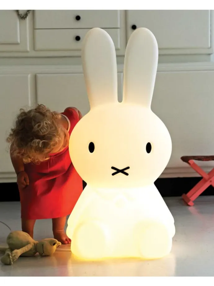 Lampe Miffy weiss 25x25x50 cm