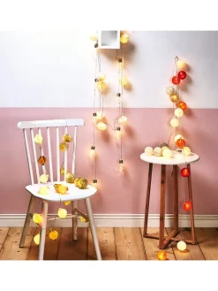 Lampions-Lichterkette HANAMI LED 6er-Set in Weiß