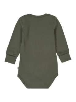 Langarmbody in Deep green