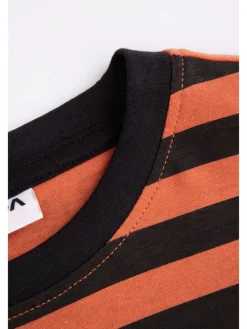 Langarmshirt aus Baumwolle in honiggelb