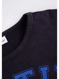Langarmshirt in dunkelblau