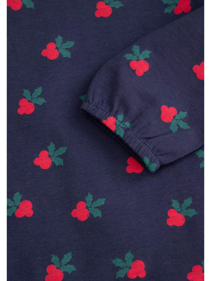 Langarmshirt in dunkelblau