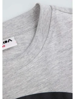 Langarmshirt in grau