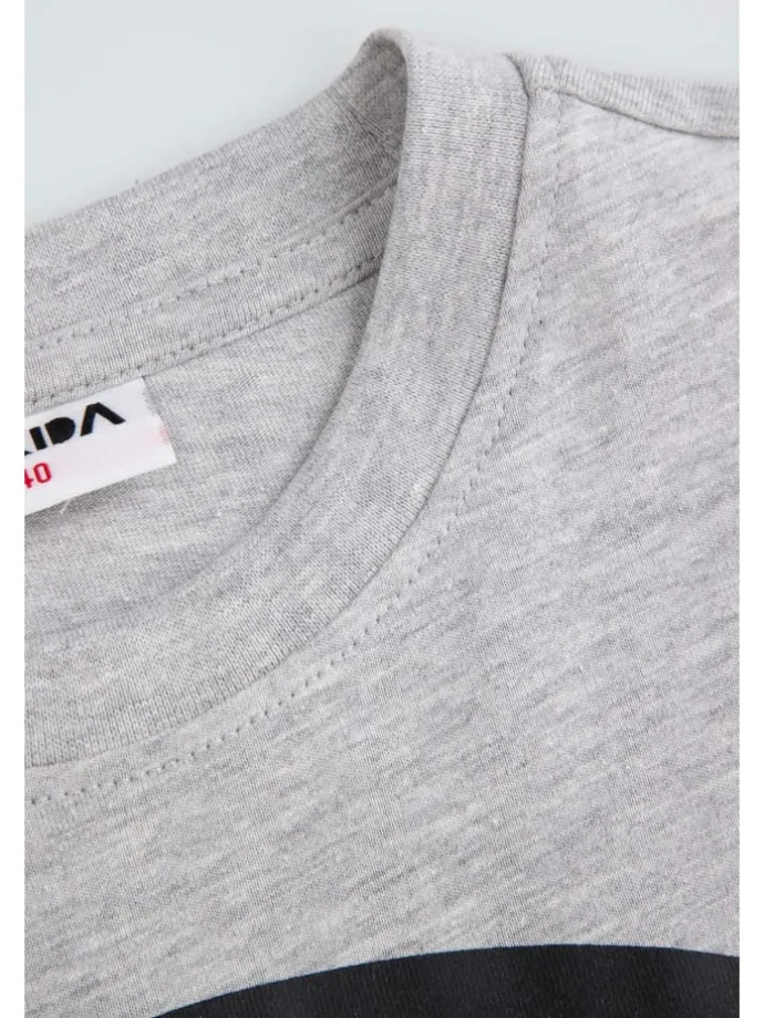 Langarmshirt in grau