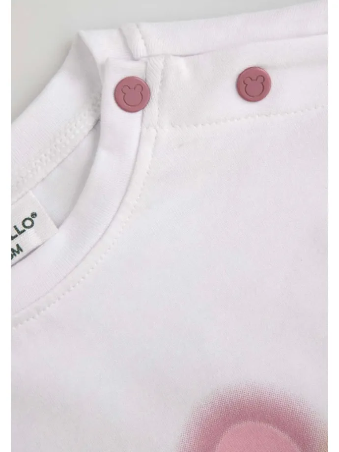 Langarmshirt in weiß