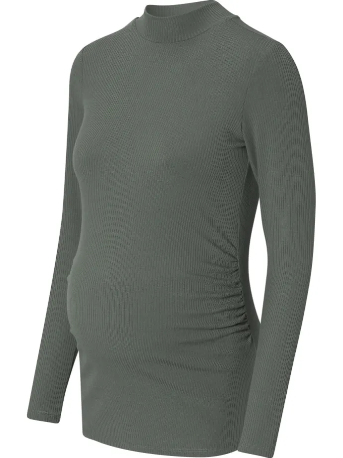 Langarmshirt Sira in Olive