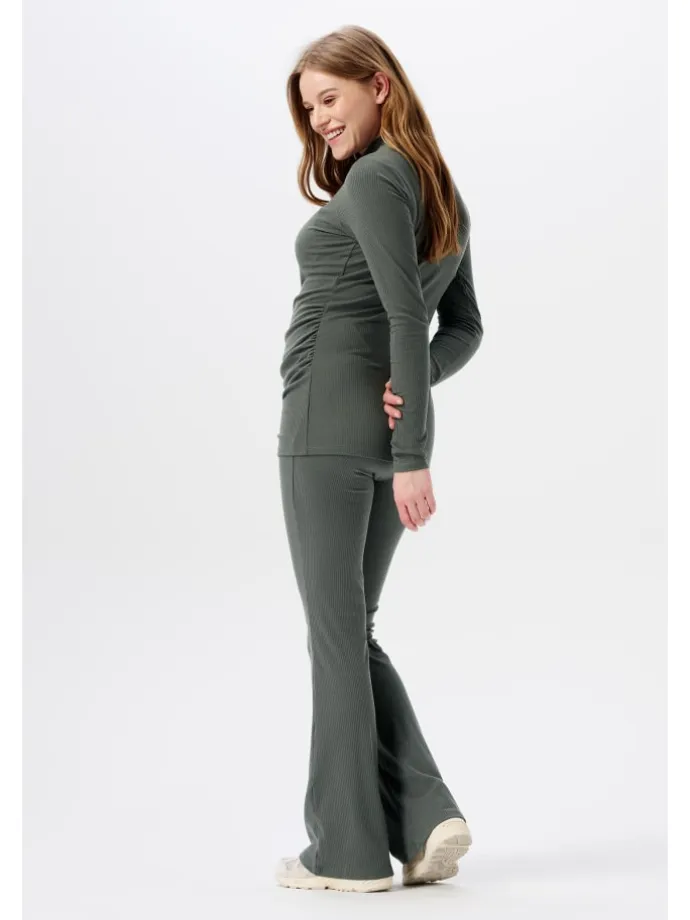 Langarmshirt Sira in Olive