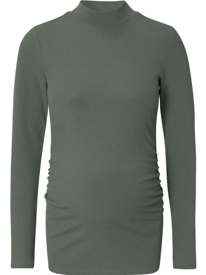 Langarmshirt Sira in Olive
