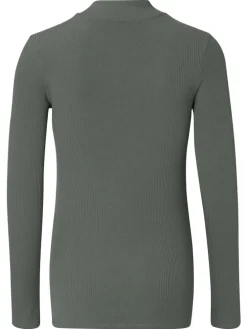Langarmshirt Sira in Olive