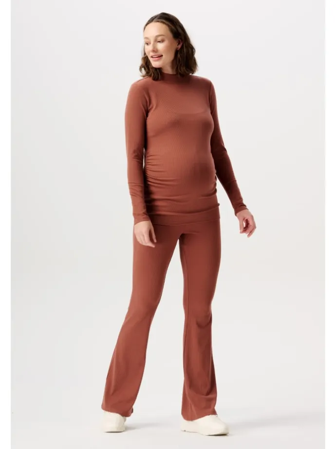 Langarmshirt Sira in Sienna