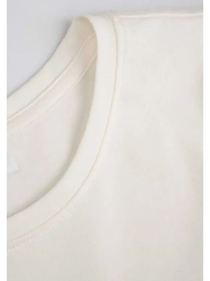 Langarmshirt weihnachten in ecru