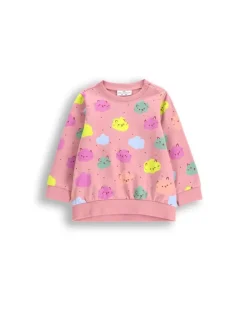 Langarm-T-Shirt in bunt