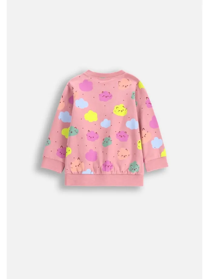 Langarm-T-Shirt in bunt