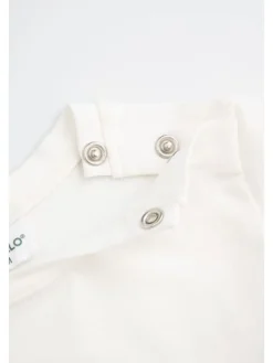 Langarm-T-Shirt in ecru